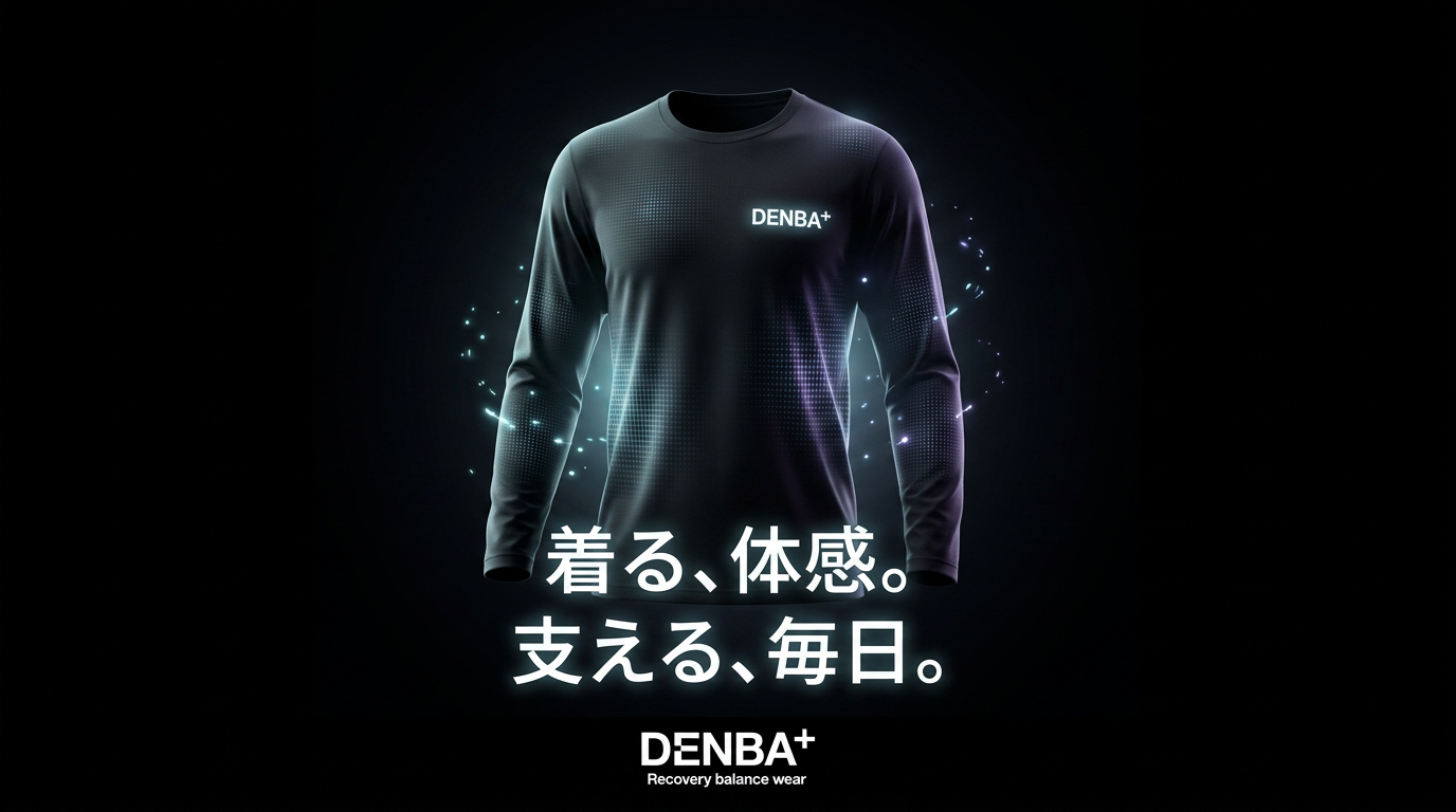 DENBA+ Recovery Balance Wear — 着る、体感。支える、毎日。